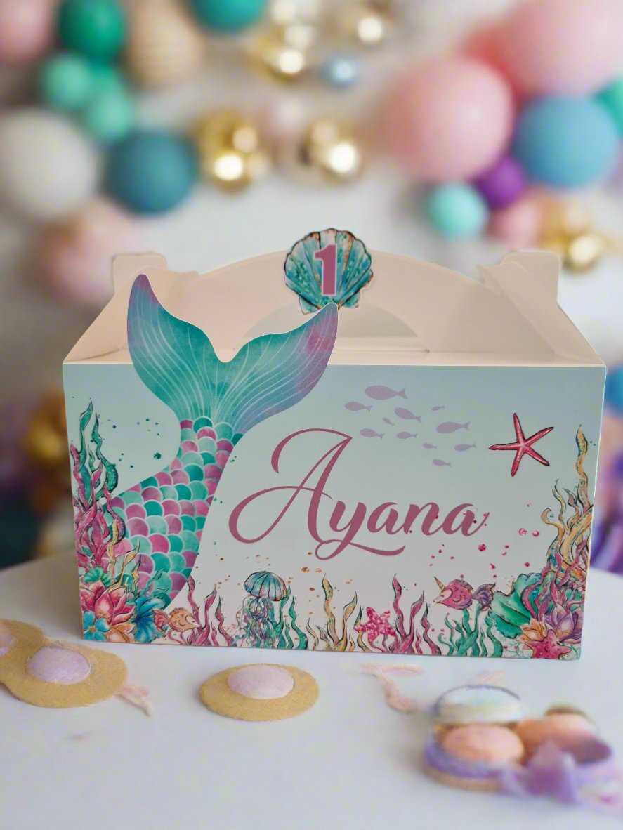 Mermaid Tail Theme Party Box