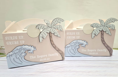 Boho Beach Theme Favour Lunch Box