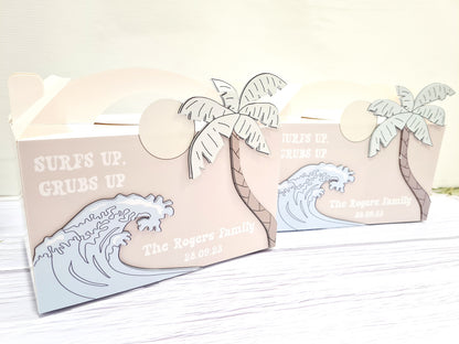 Boho Beach Theme Favour Lunch Box