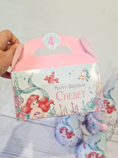 Ariel Inspired Little Mermaid Party Box