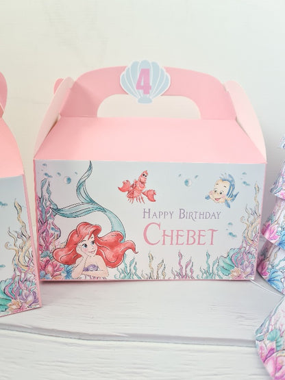 Ariel Inspired Little Mermaid Party Box