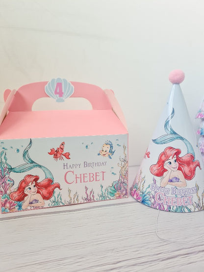 Ariel Inspired Little Mermaid Party Box