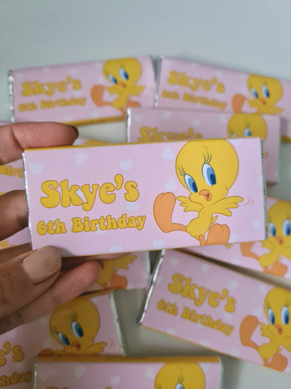 Tweety Bird Chocolate Bar