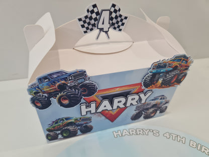 Monster Trucks Theme Party Box