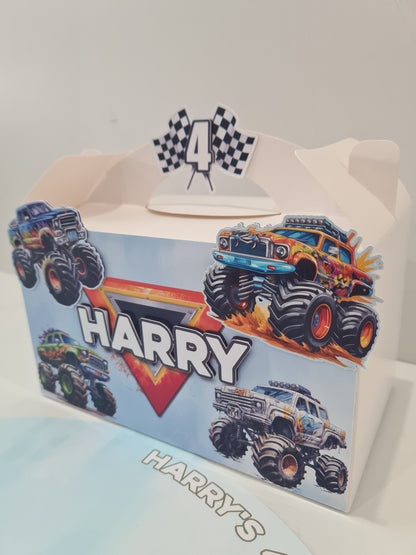 Monster Trucks Theme Party Box