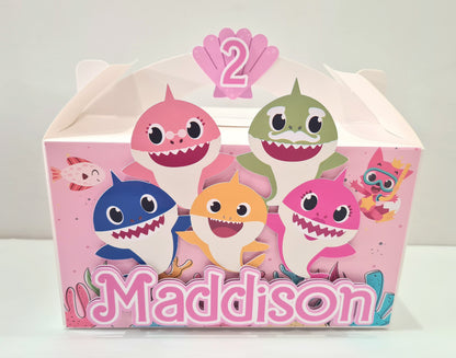 Pink Shark Baby Party Box