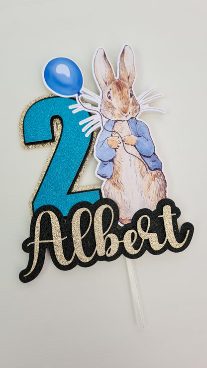 Peter Rabbit Cake Topper