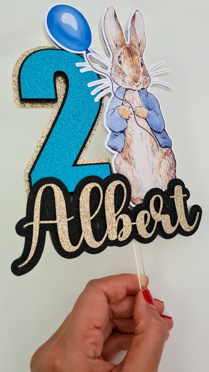 Peter Rabbit Cake Topper