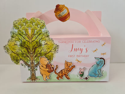 Winnie the Pooh Classic Pink Party Box