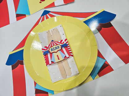 Carnival Theme Circus Paper Placemat