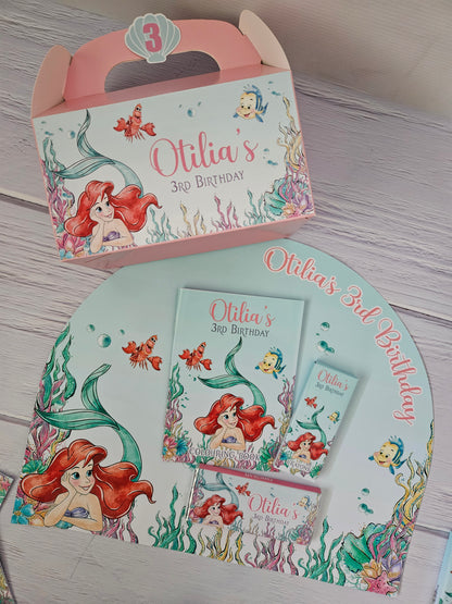 Ariel Inspired Little Mermaid Party Box