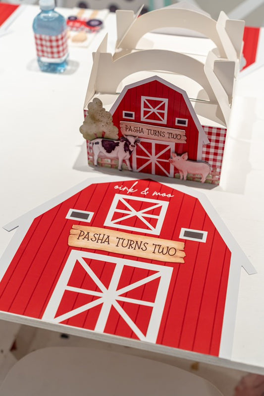 Farm Animals Party Box