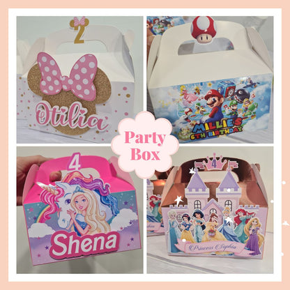 Personalised Party Box - Free & Ready Designs