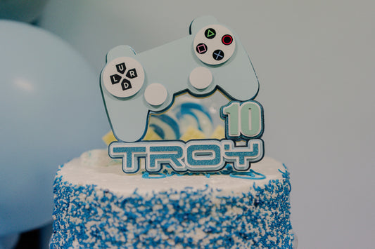 Video Game Console Controller Cake Topper