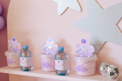 Two the Moon Space Theme 3D Fairy Floss Tubs