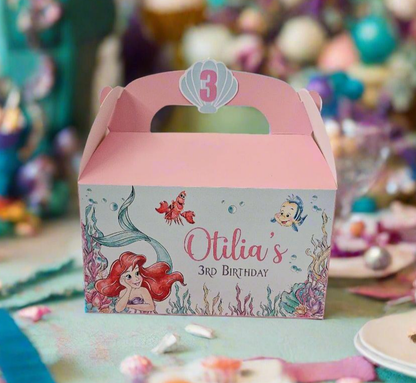 Ariel Inspired Little Mermaid Party Box