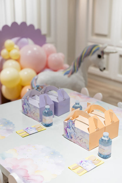 Unicorn Theme Paper Placemat