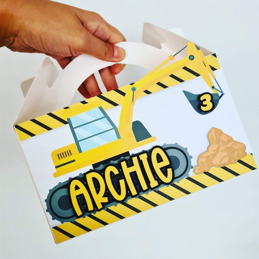 Construction Theme Party Box