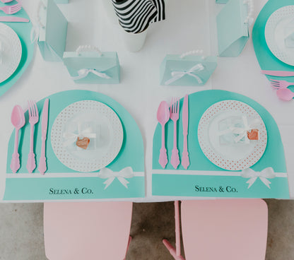 Tiffany & Co Inspired Paper Placemat