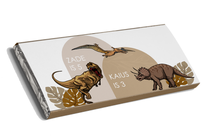 Aesthetic Dinosaur Chocolate Bar