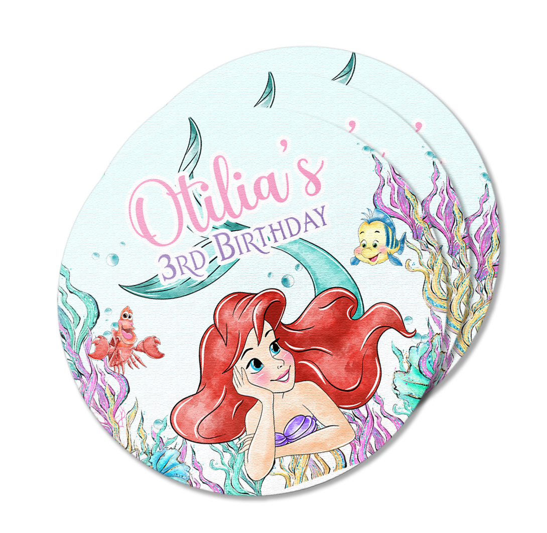 Ariel Inspired Little Mermaid Stickers Pack