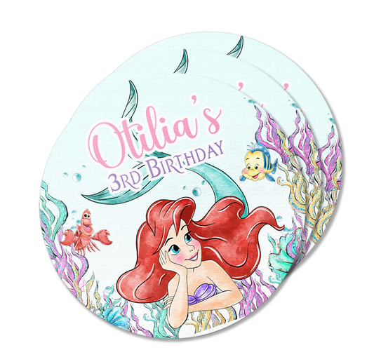 Ariel Inspired Little Mermaid Stickers Pack