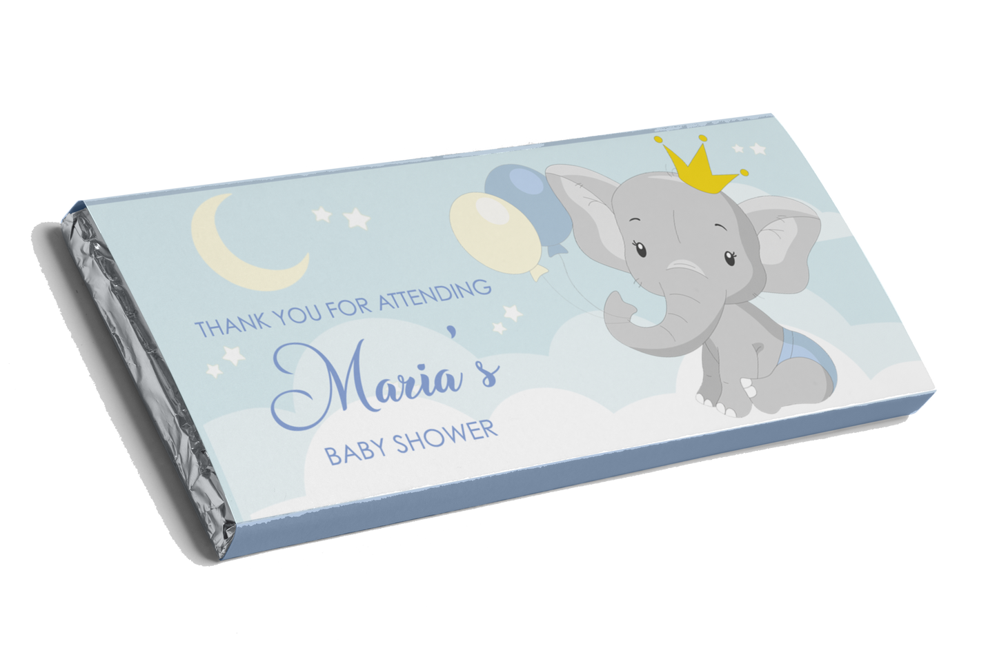 Baby Blue Elephant Chocolate Bar