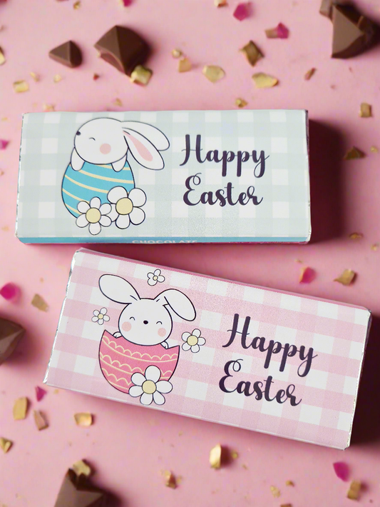 Cute Bunny Pink Easter Chocolate Bar