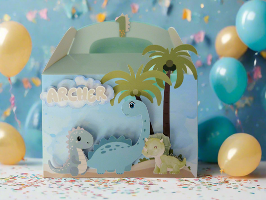 Baby Dinosaurs Theme Favour Party Box