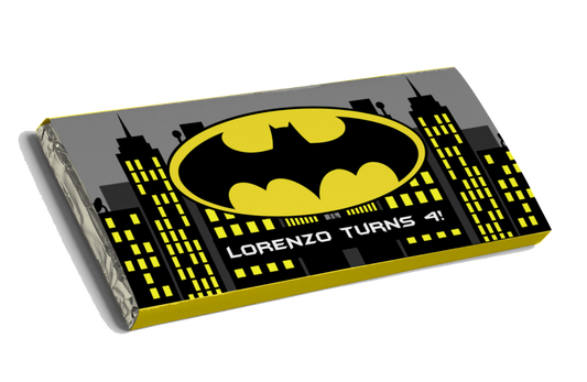 Batman Inspired Chocolate Bar