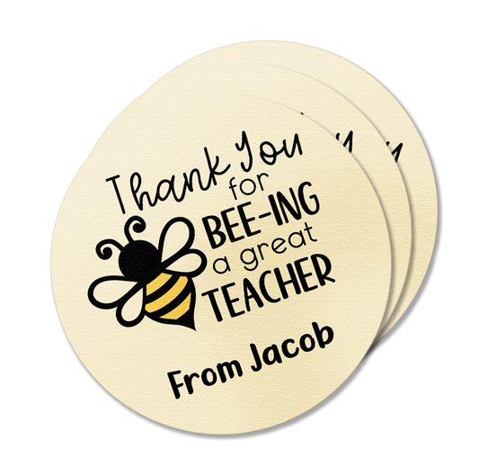 Bee Design Teacher Appreciation Stickers Pack