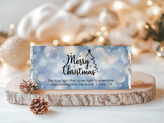 Bible Verse Christmas Chocolate Bar