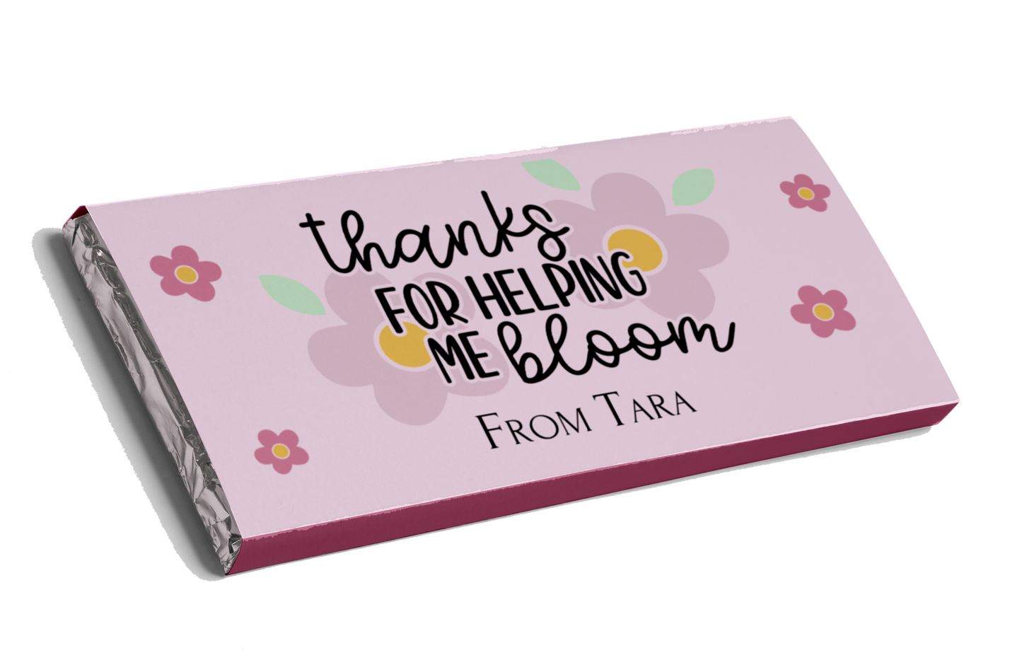 Thank you Bloom Teacher Appreciation Chocolate Bar