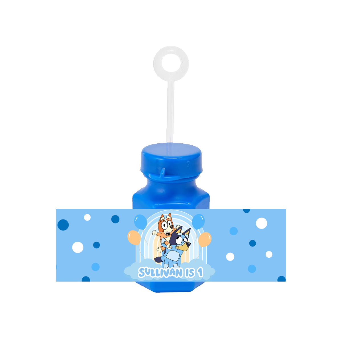 bluey party bubbles favours