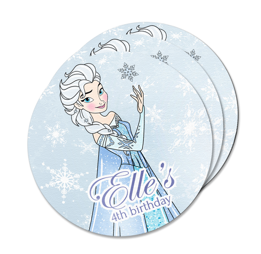 Elsa Inspired Watercolour Frozen Design Stickers Pack