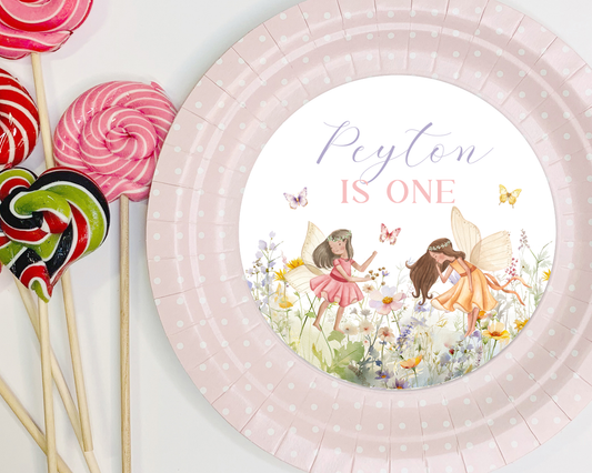 Fairy Butterfly Garden Plate Cover