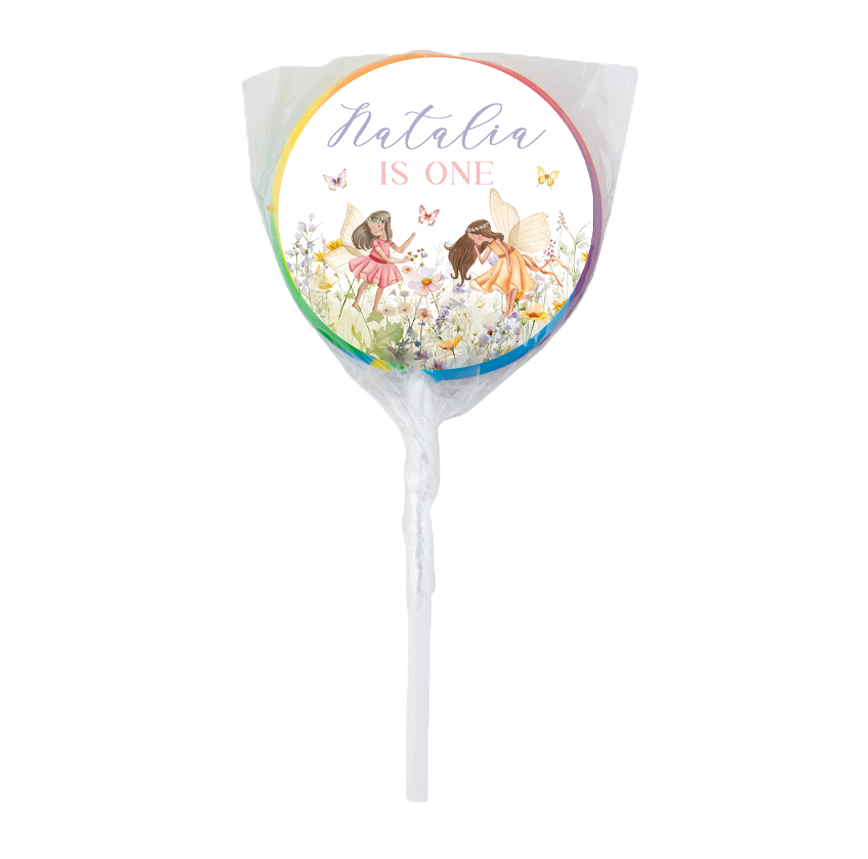 Fairy Butterfly Theme Lollipops -12pk