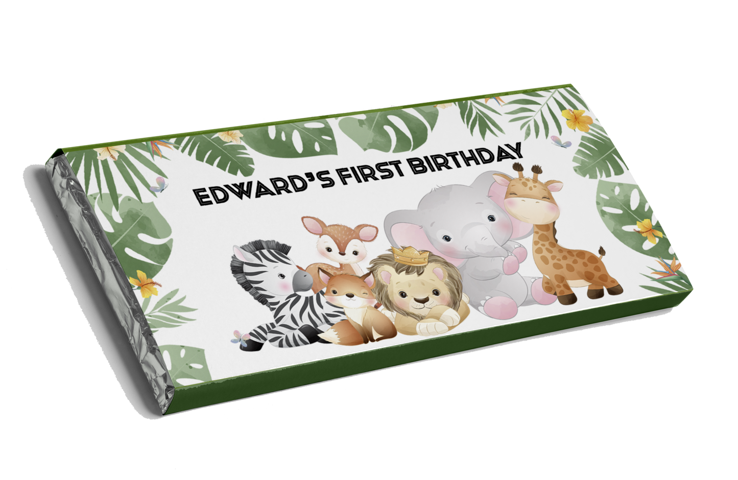 Jungle Animals Chocolate Bar