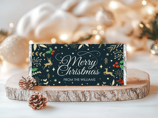 Merry Christmas Chocolate Bar