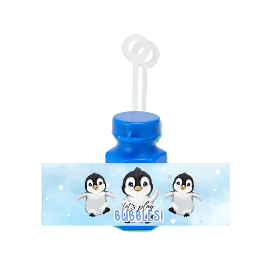 Penguin Mini Bubbles Stickers (12Pk)