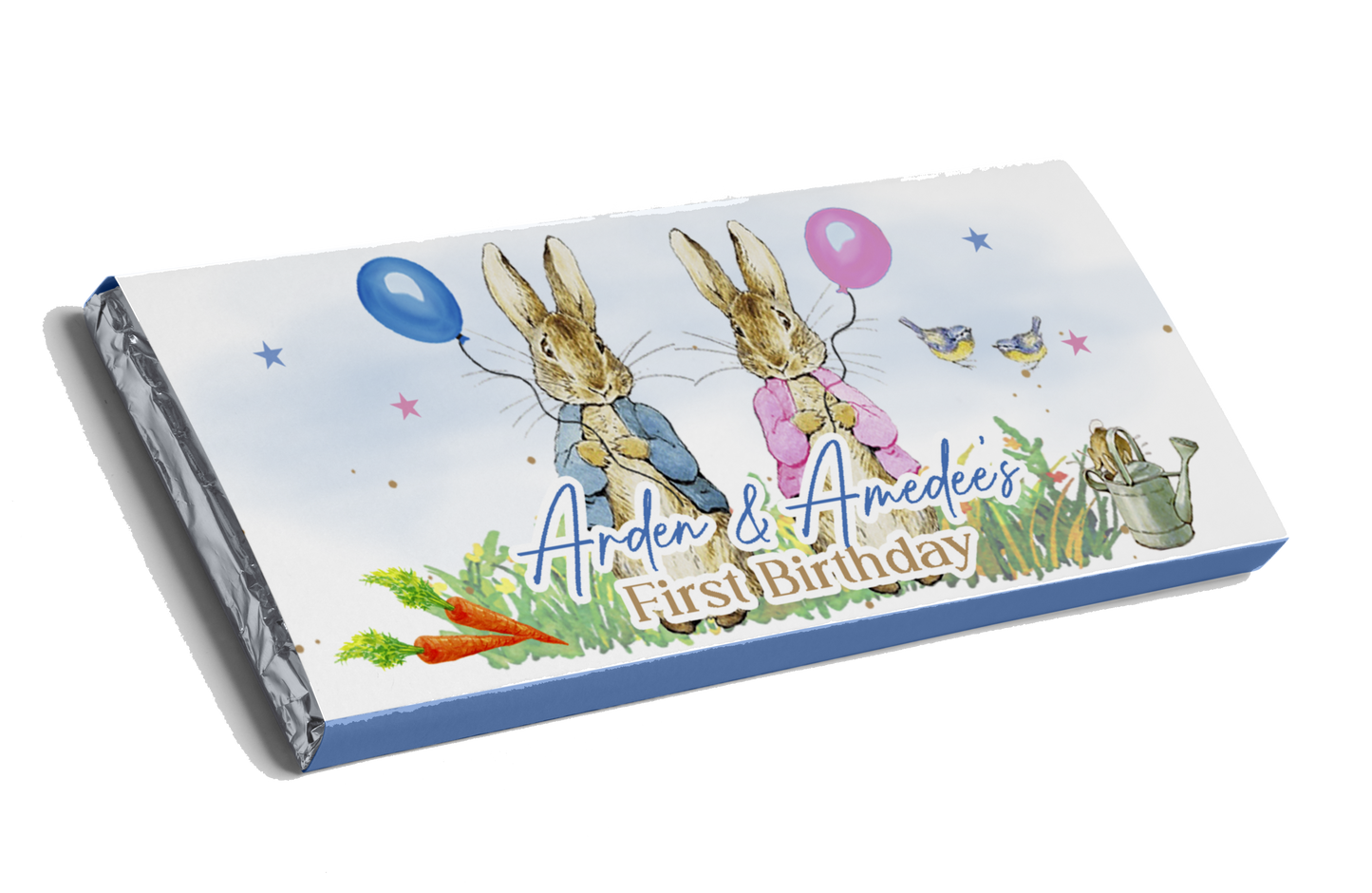 Peter Rabbit Twin Design Chocolate Bar