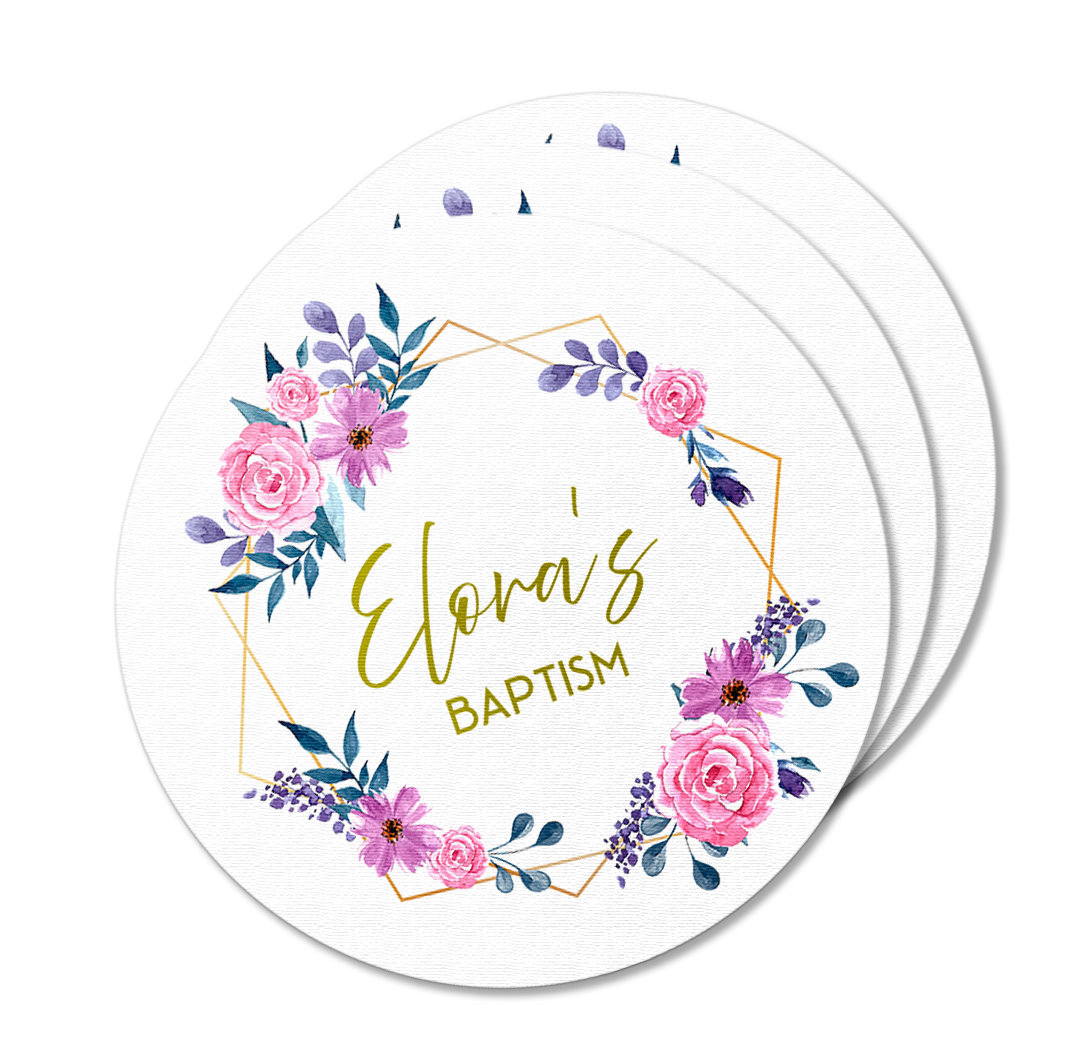 Pink Floral Stickers Pack