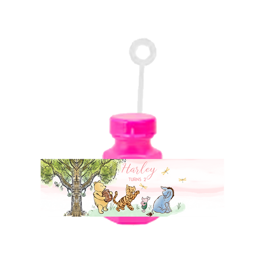Winnie The Pooh Pink Mini Bubbles Stickers (12Pk) (Copy)