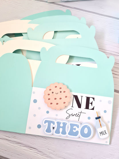 Cookies and Milk Theme Party Box