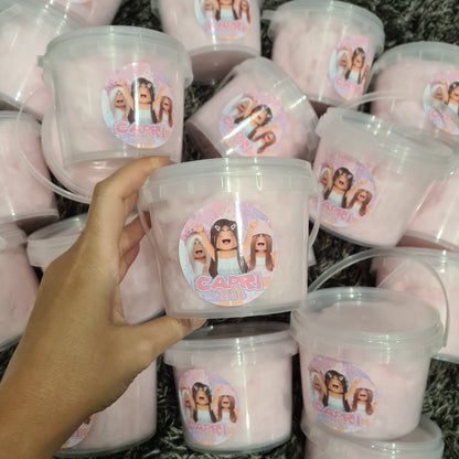 Fairy Floss with Sticker - Custom Design