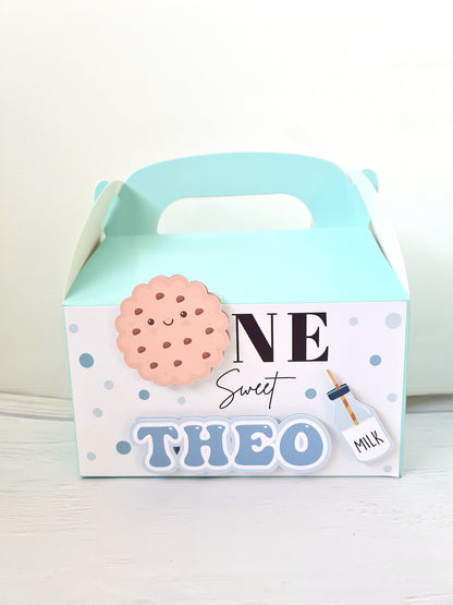 Cookies and Milk Theme Party Box