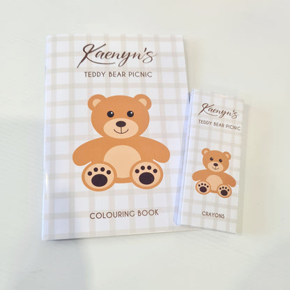 Teddy Bear Picnic Colouring Book & Crayons