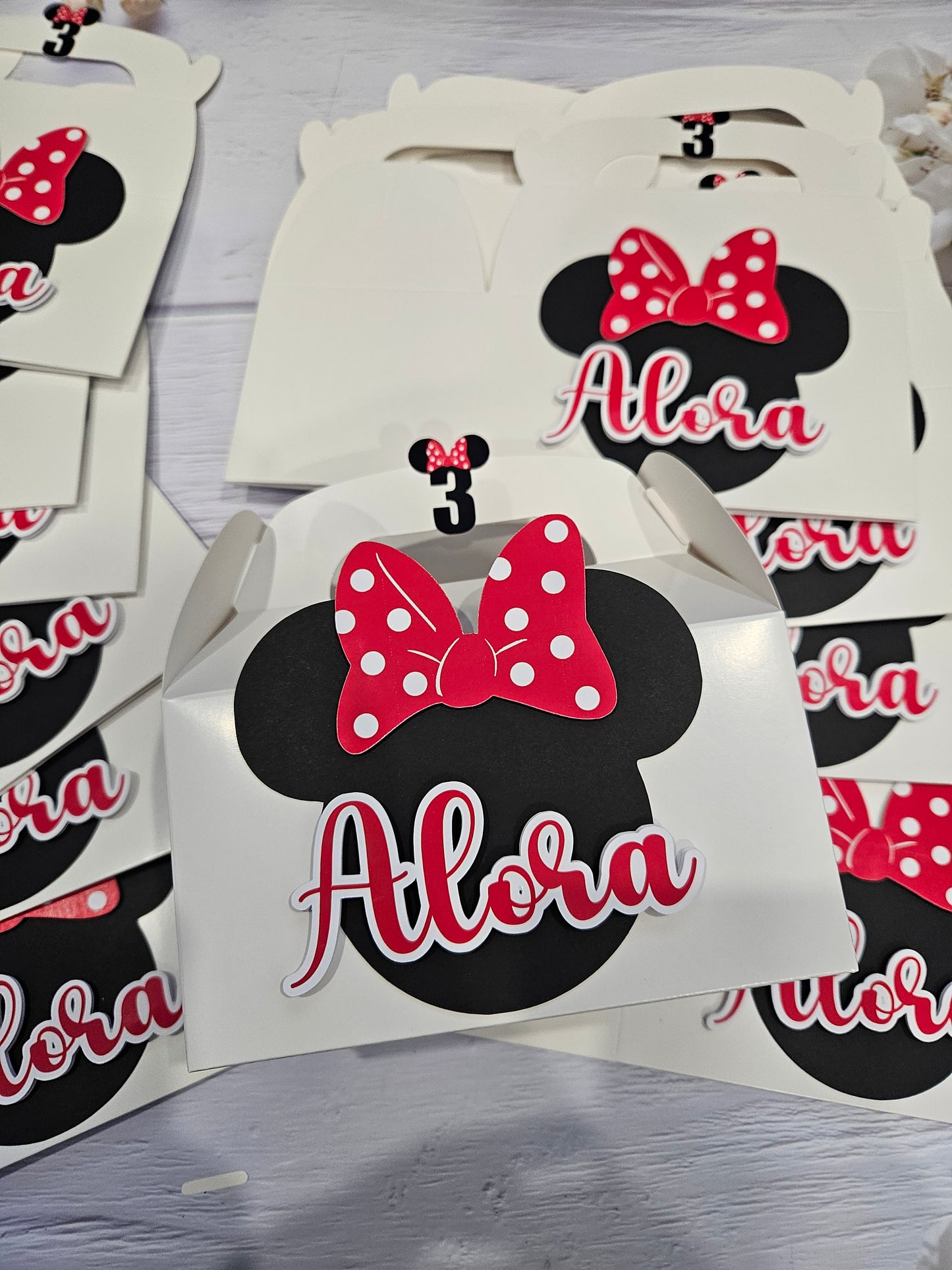 Minnie Inspired Party Box (2 Colours)