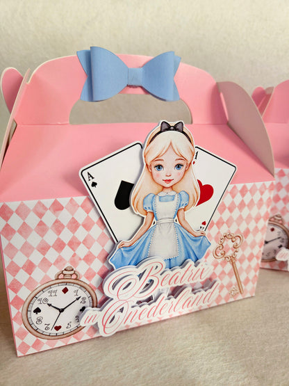 Alice in Wonderland Pink Party Box