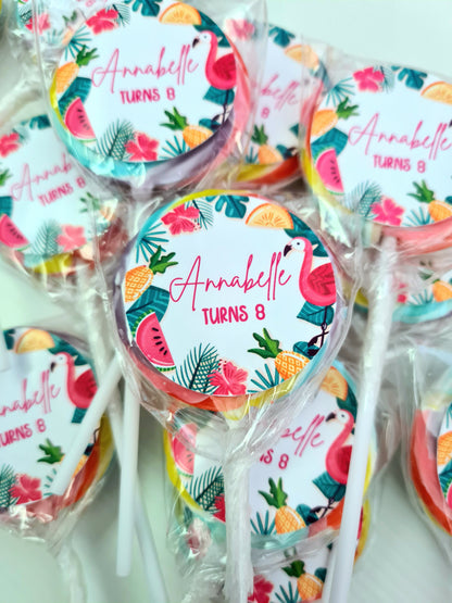 Tropical Flamingo Theme Party Box